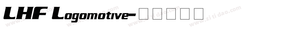 LHF Logomotive字体转换